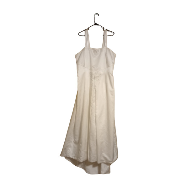 Dineh's Collection Sleeveless Straps Sequins Embroidery Wedding Dress 67"L NWOT - Picture 1 of 7